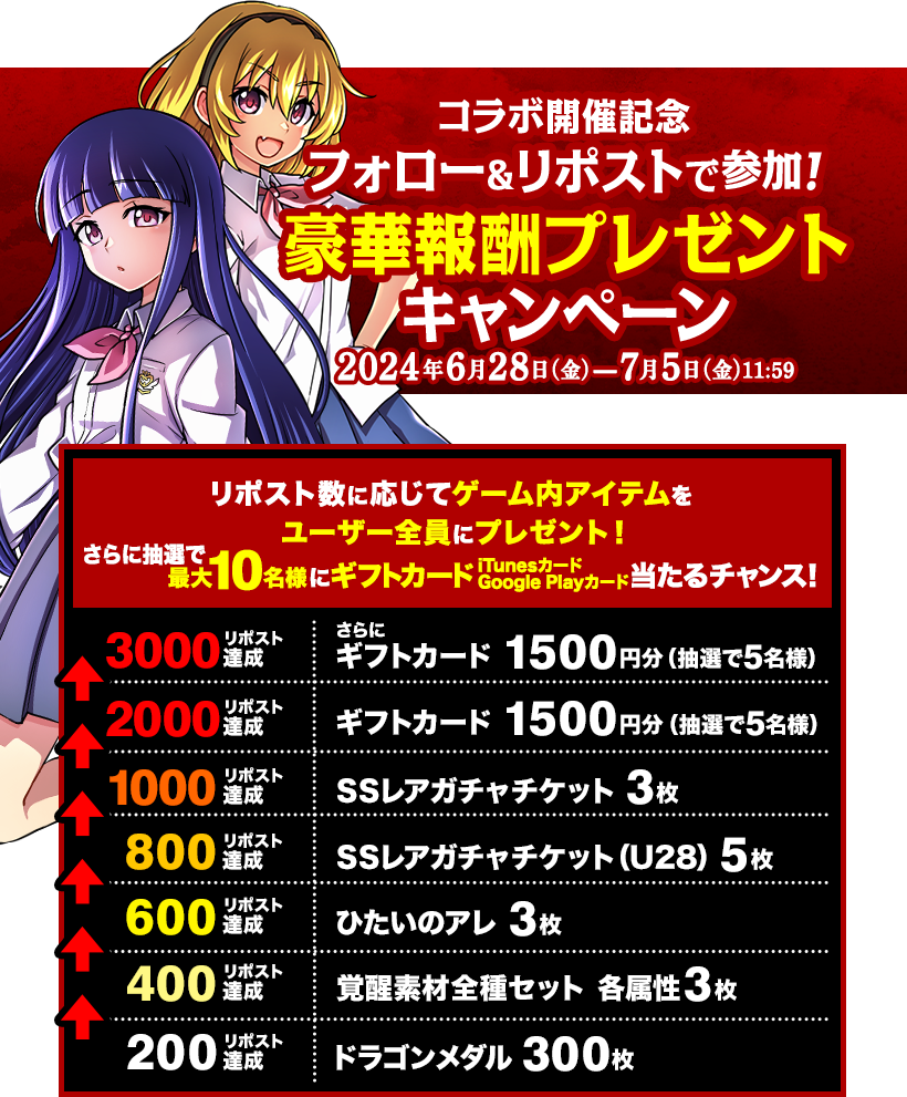 フォロー＆リポストで参加！豪華報酬プレゼントキャンペーン