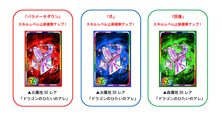 限定強化素材「ドラゴンのひたいのアレ」でカードを育てよう!